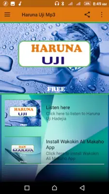 Haruna Uji Mp3 android App screenshot 4